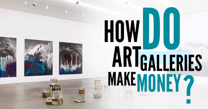 How Do Art Galleries Make Money? is written in a canvas or thumbnail
